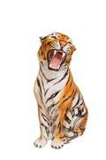 Keramiek Tijger Bruin 1M