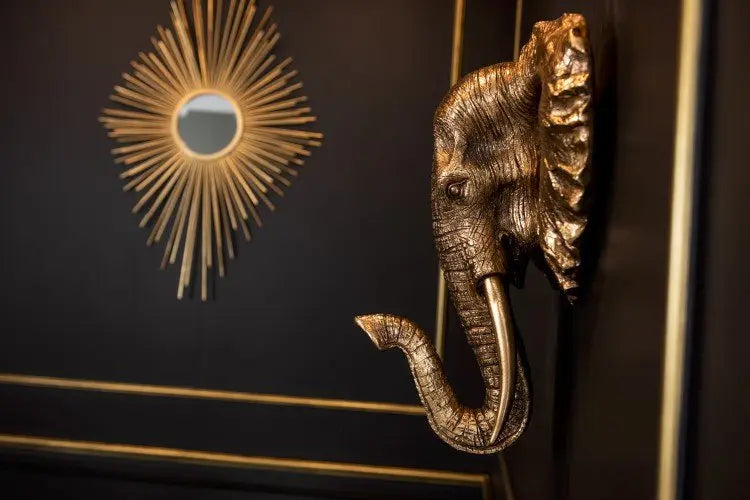 Wanddecoratie Olifant Goud