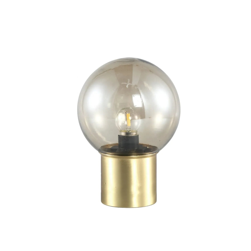 Bodin gouden glazen LED tafellamp