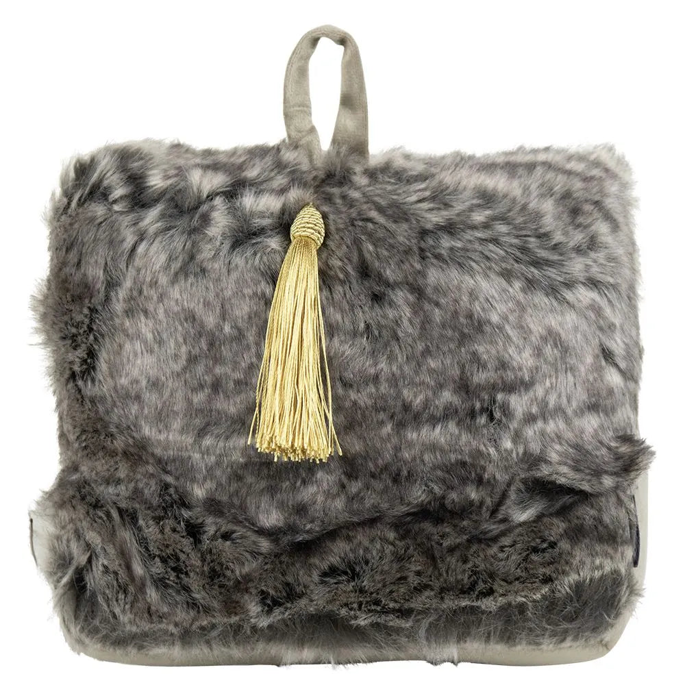 Deurstopper fluffy wolf grey