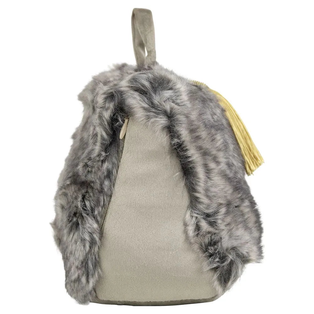 Deurstopper fluffy wolf grey
