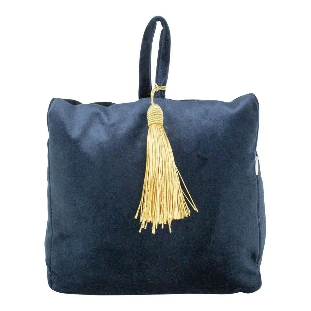 Deurstopper fluweel Navy