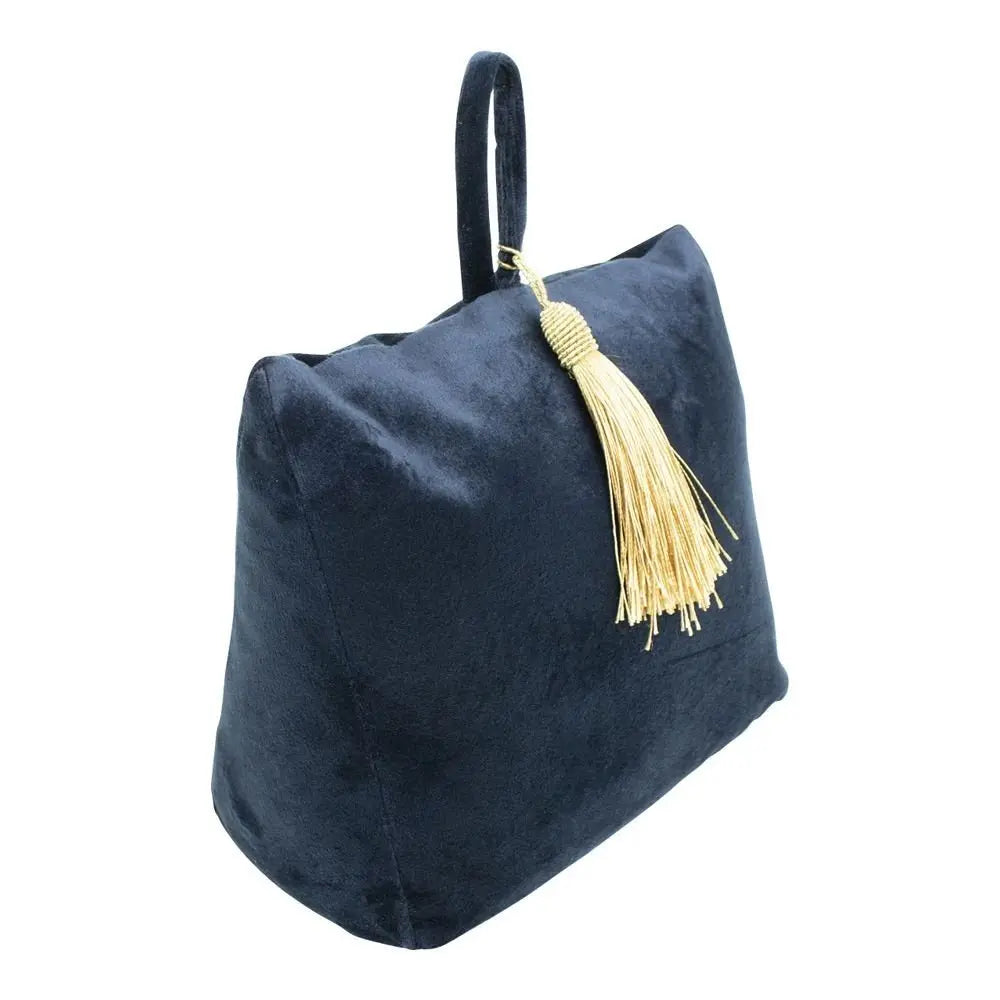 Deurstopper fluweel Navy