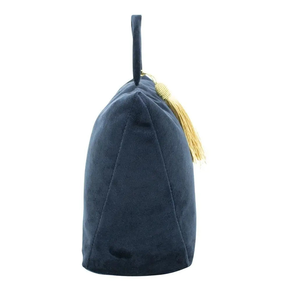 Deurstopper fluweel Navy
