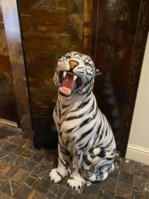 Keramiek Tijger Wit 1M