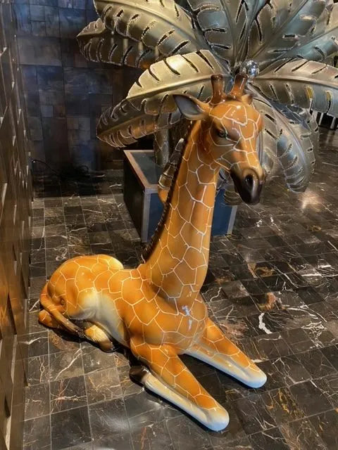 Keramiek Beeld Giraf 90CM Hoog