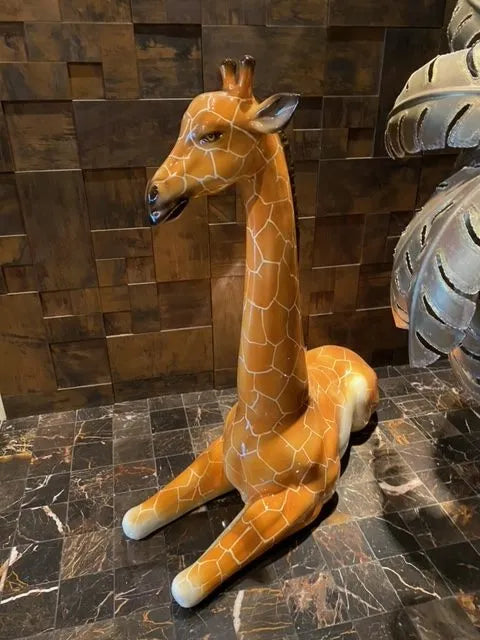 Keramiek Beeld Giraf 90CM Hoog